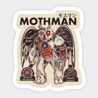 INSIDE THE MOTHMAN Sticker